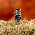 Wicca Haar & Schmuckperle Pentagramm aus Silber