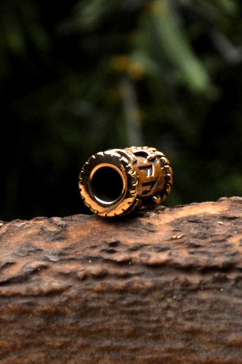 Wikinger Bart & Schmuckperle Schonenhammer aus Bronze