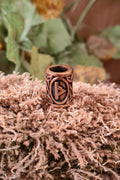 Bartperle Wikinger Rune aus Bronze