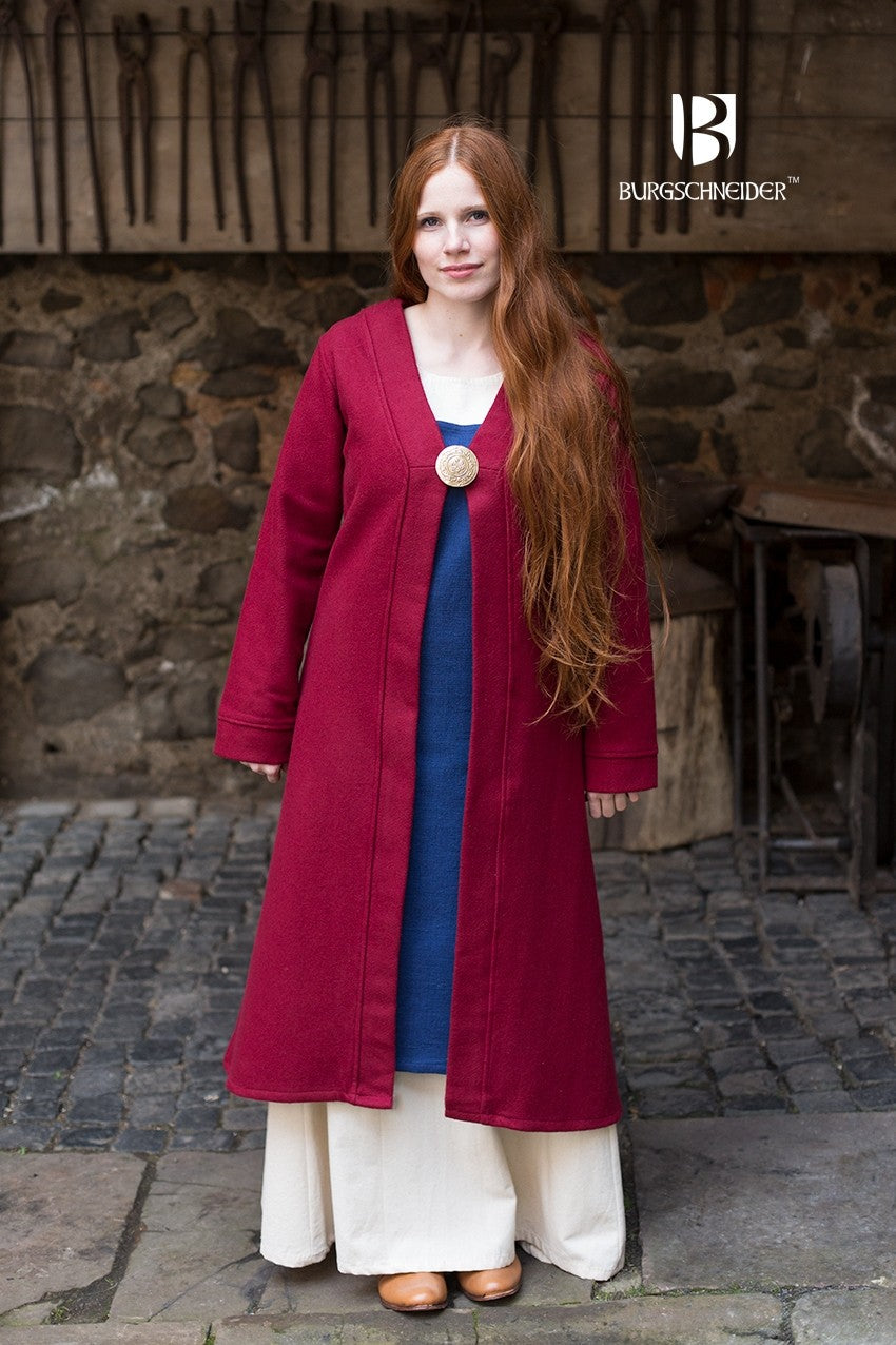 Wikinger Birkamantel Aslaug aus Wolle von Burgschneider