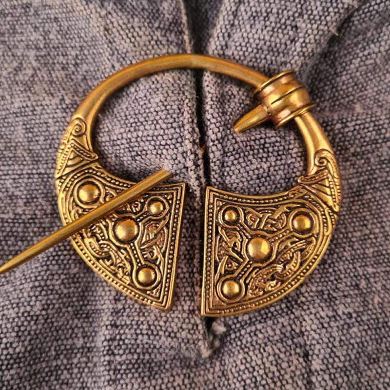 Wikinger Fibel Kilkenny im Tier-Stil aus Bronze - Replik