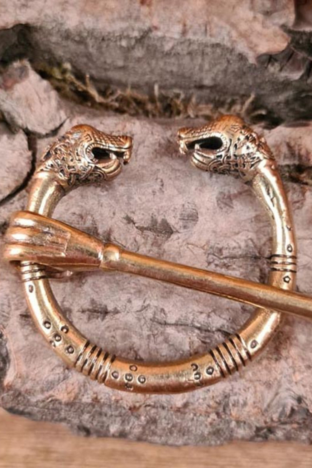 Wikinger Fibel Oseberg aus Bronze - Einzelstück