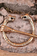 Wikinger Fibel Oseberg aus Bronze - Einzelstück