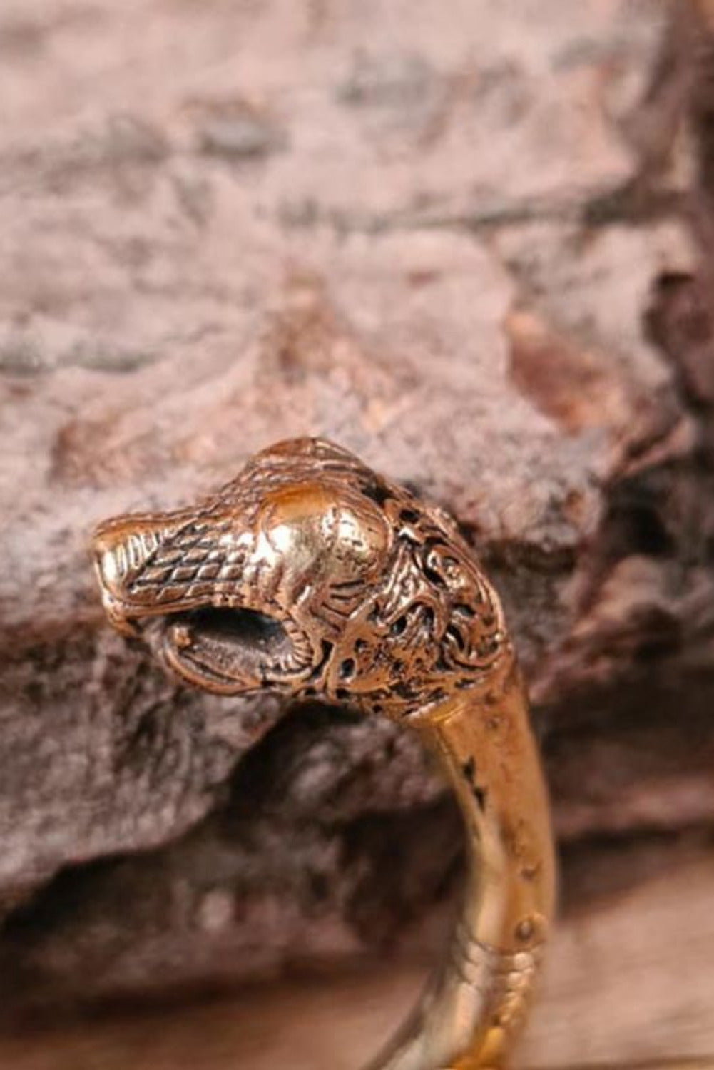 Wikinger Fibel Oseberg aus Bronze - Einzelstück