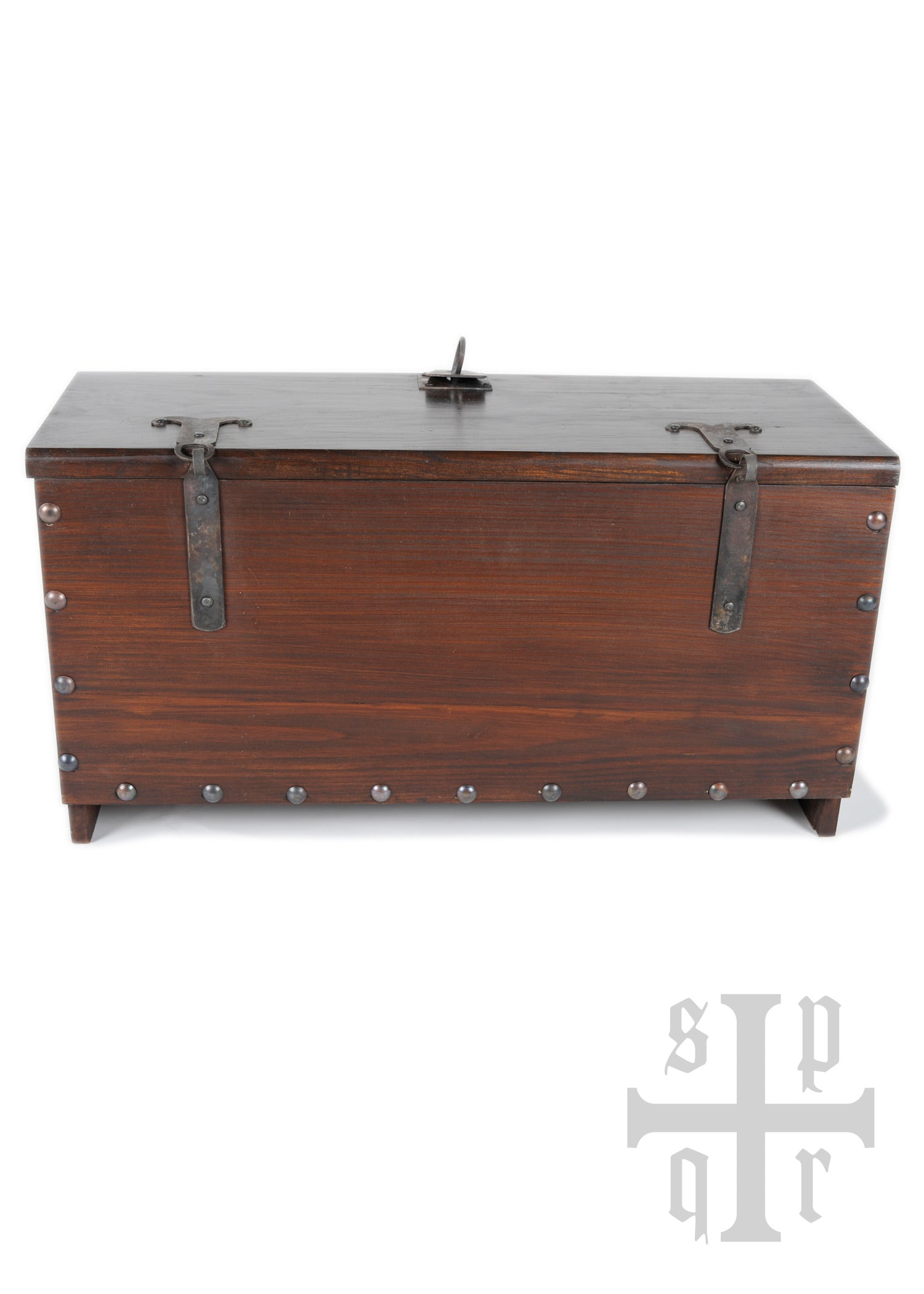 Wikinger Holztruhe Midgardschlange 66 x 25 x 35 cm
