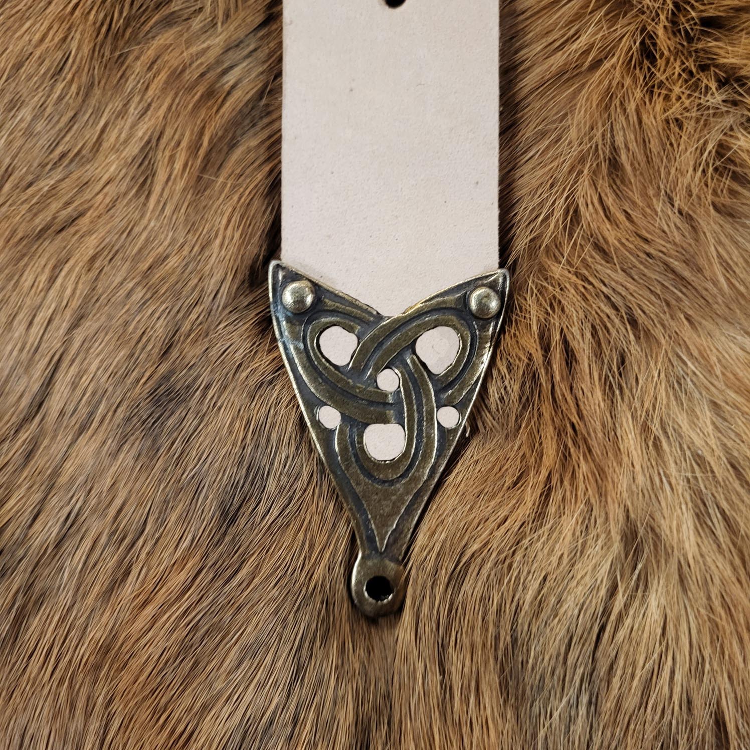 Viking strap end in Borre style for 4 cm belts