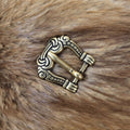 Viking belt buckle in Borre style for 1.5 cm straps