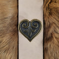 Viking Decorative Rivet Heart from Birka for 3 cm Straps