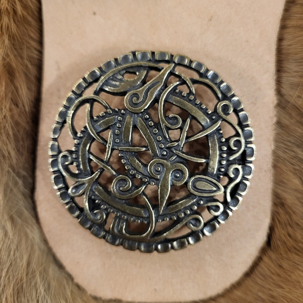 Viking Decorative Rivet Pitney 5 cm in Urnes Style