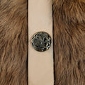 Viking Decorative Rivet Snake in Urnes Style for 2 cm Straps