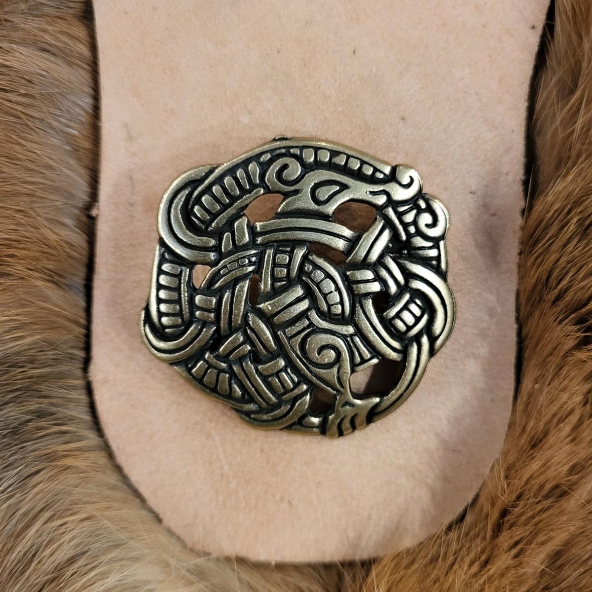 Viking Ornamental Rivet in Urnes Style