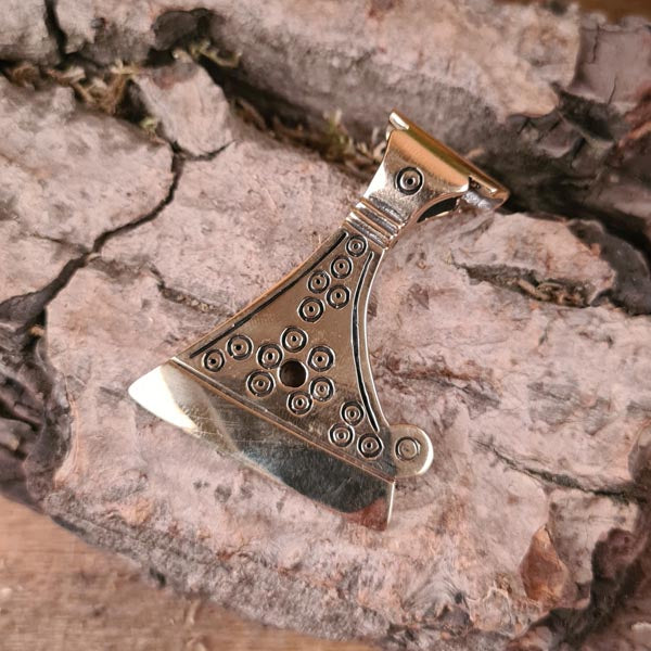 Wikinger Amulett Axt von Rinkaby aus Bronze - Replik