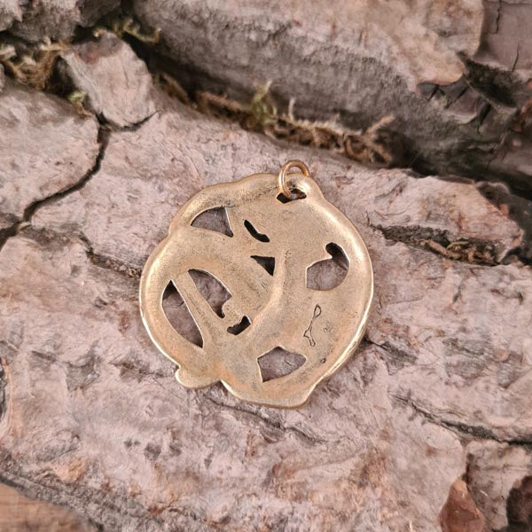 Wikinger Amulett Drache aus Bronze