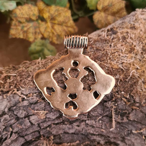 Wikinger Amulett Greiftier im Borre-Stil aus Bronze - Replik