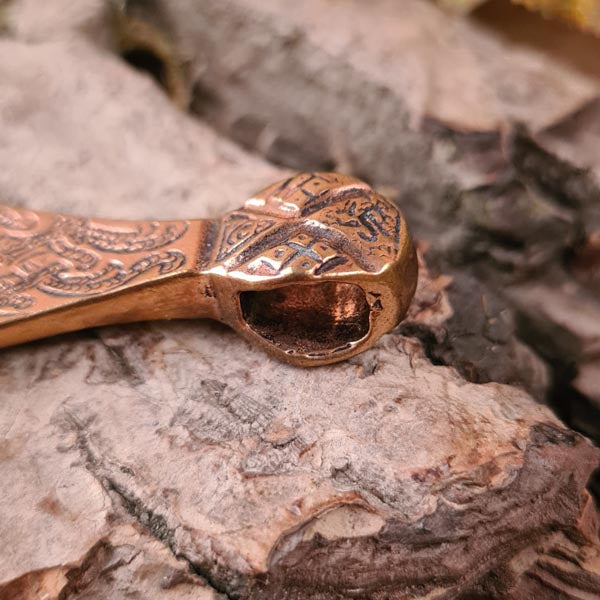 Viking Amulet Mammen Axe in Mammen Style made of Bronze