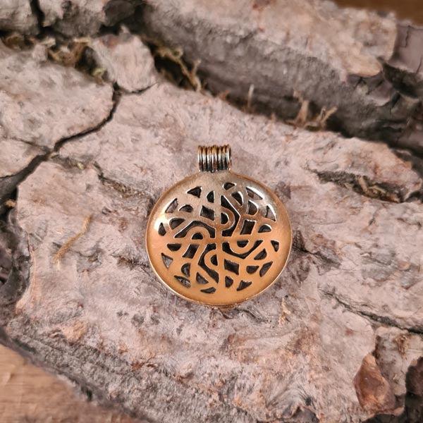 Wikinger Amulett Vestfold im Borre-Stil aus Bronze - Replik