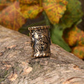 Wikinger Bart & Schmuckperle Odins Raben aus Bronze