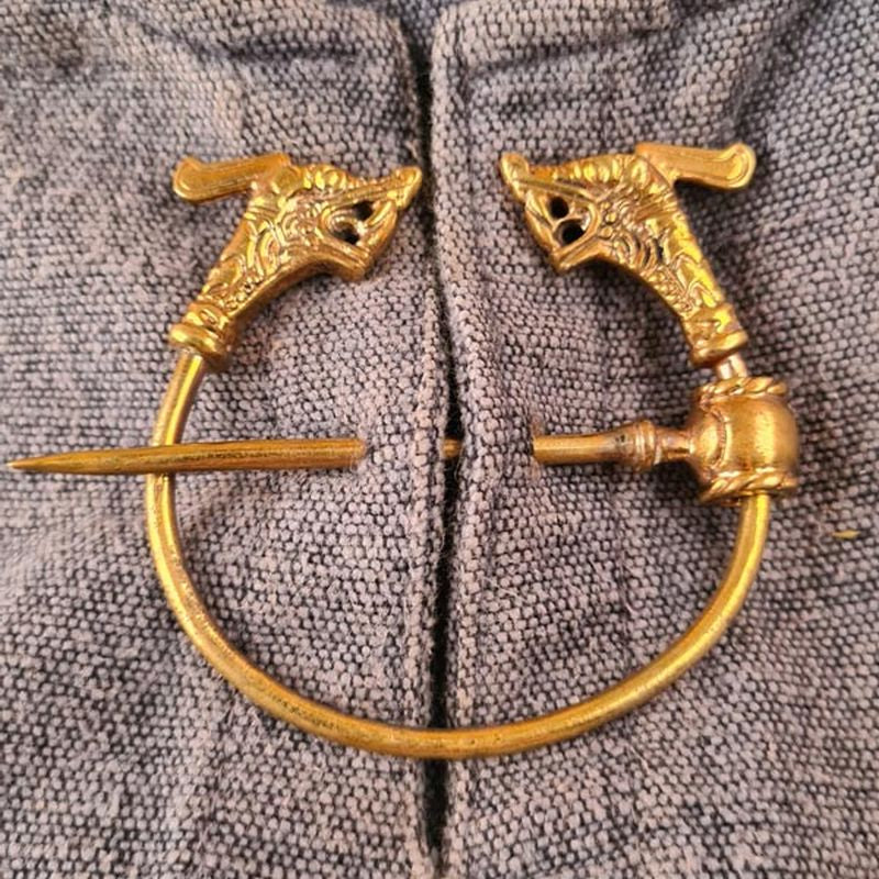 Viking Fibula Haithabu in Bronze - Unique Piece