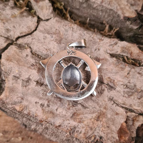 Wikinger Kraftsamulett mit Runen aus Silber