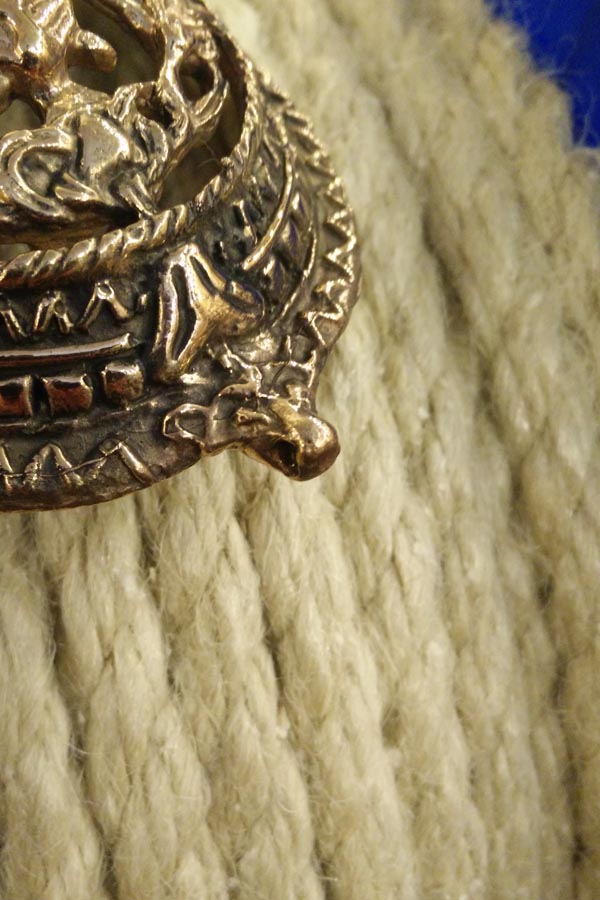 Large Viking bronze bowl brooches - pair