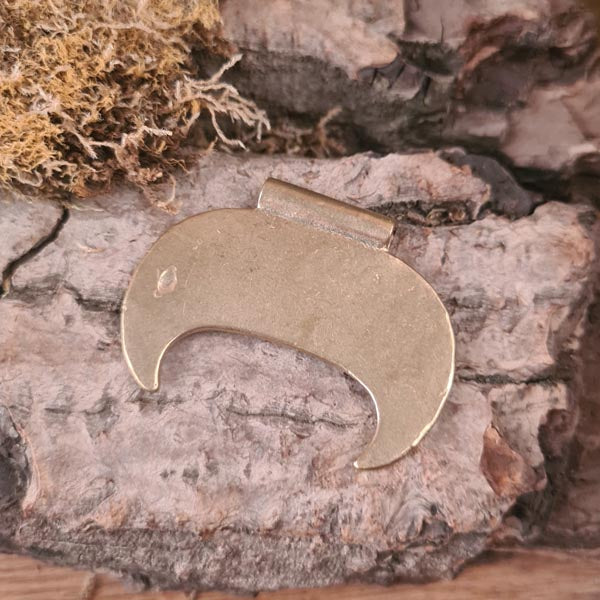 Wikinger Schutzamulett Lunula aus Bronze - Replik