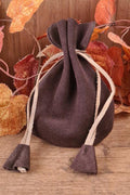 Suede Pouch for Medieval & LARP