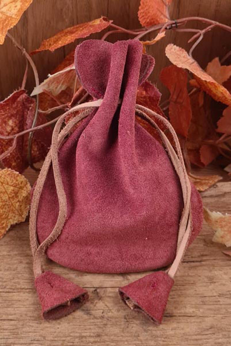 Wildlederbeutel für Mittelalter & LARP