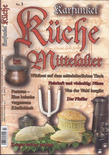 Karfunkel Küche im Mittelalter Nr. 3 Wildbret auf dem mittelalterlichen Tisch