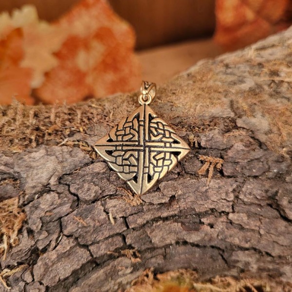 LARP Zwergen Amulett aus Bronze