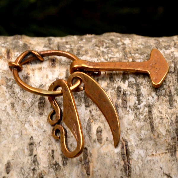 Wikinger Amulett Hesselbjerg aus Bronze - Replik