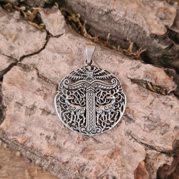 Asatru Amulett Irminsul aus Silber
