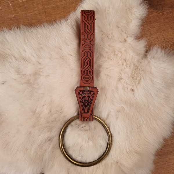 LARP Waffenhalter Zwerg aus Leder
