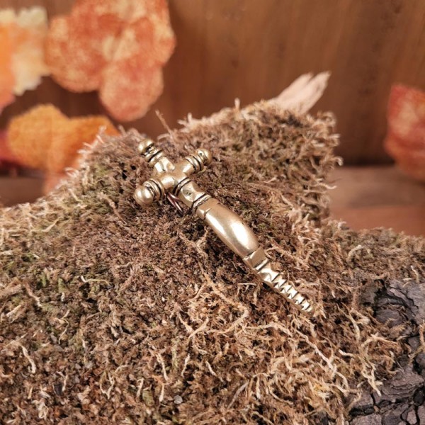 Kreuzfibel Hedemark aus Bronze - Replik