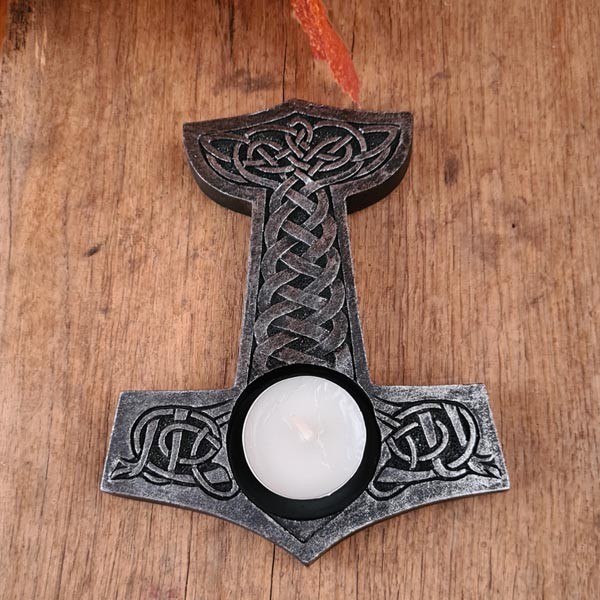Teelichthalter Thors Hammer - Dekoration