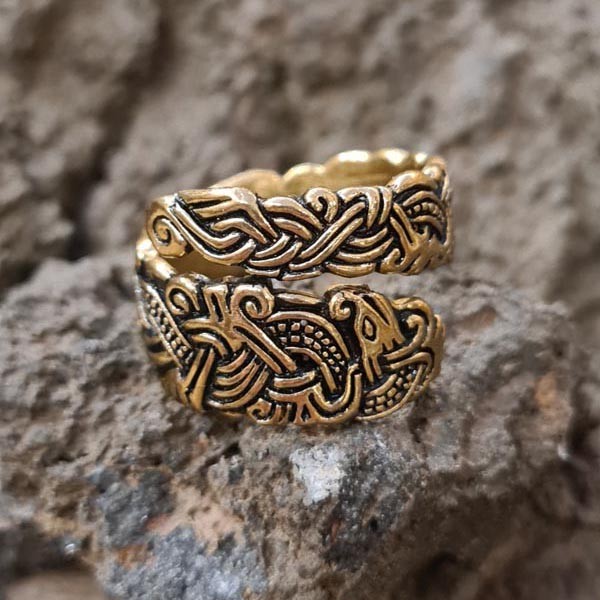 Wikingerring im Mammen-Stil aus Bronze - Replik