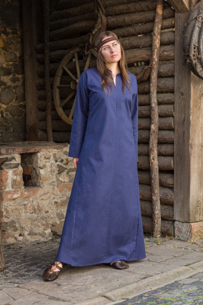 Kiewer Rus Unterkleid dunkelblau