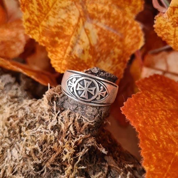 Siegelring der Tempelritter aus Silber