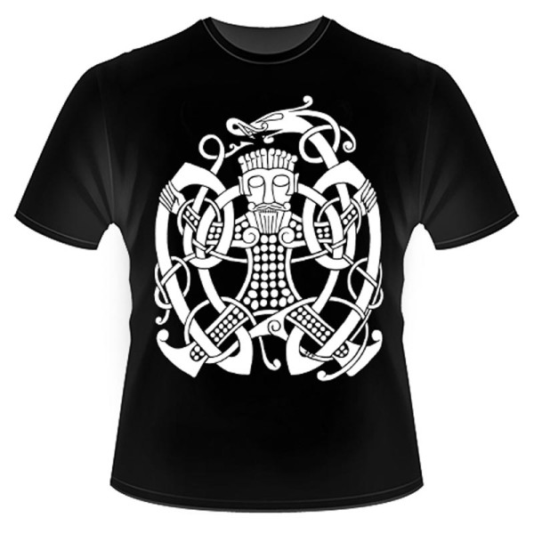 Wikinger T-Shirt Gefangener Loki schwarz