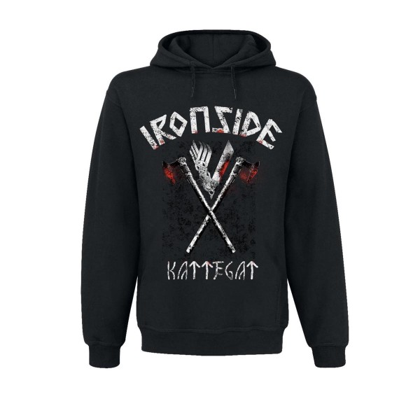 Vikings Kapuzenpullover Hoody Ironside schwarz