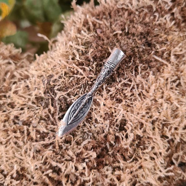 Wikinger Amulett Speerspitze aus Silber