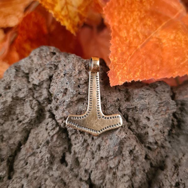 Frühmittelalter Thorshammer Rügen aus Bronze - Replik