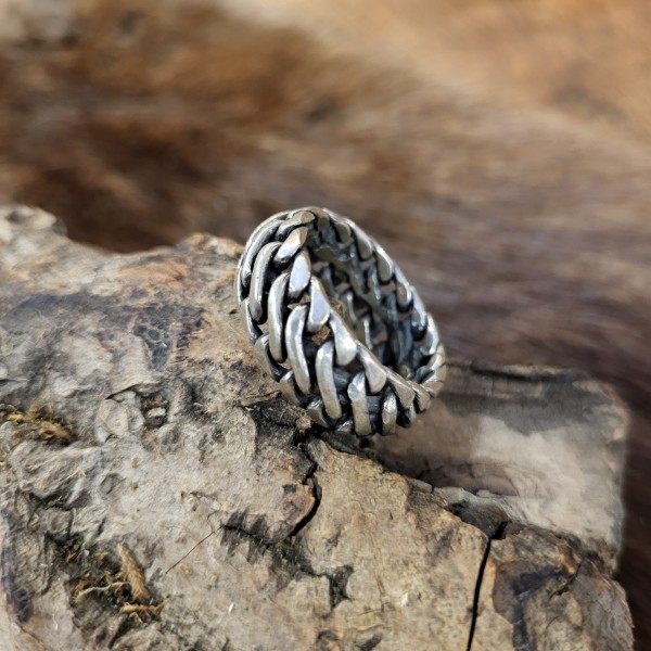 Wikinger Prunkring Ragnar aus Silber