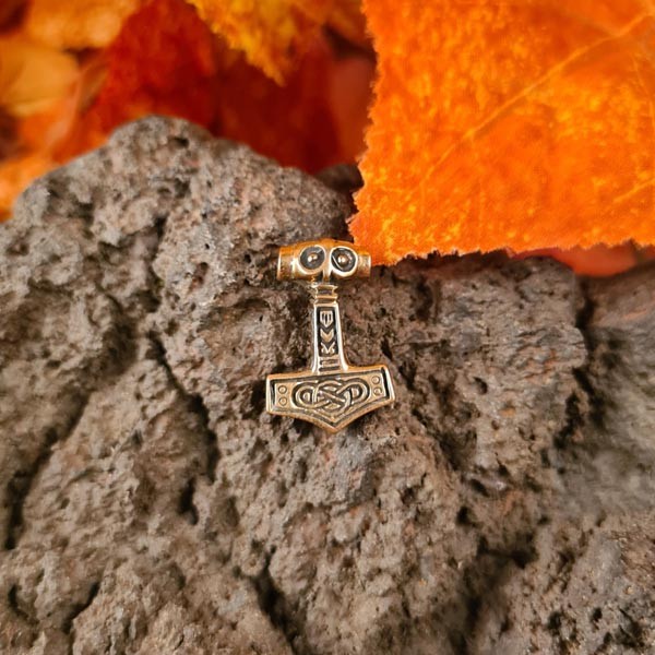 Thors Hammer Thorfinn aus Bronze