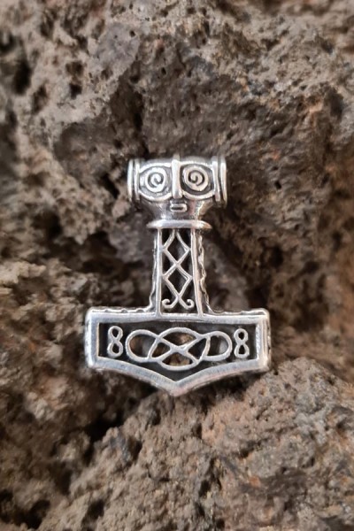 Wikinger Thorshammer Ödeshög aus Silber