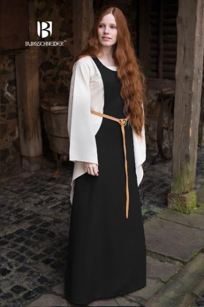 Mittelalter Surcot Isabella von Burgschneider schwarz