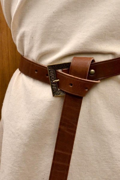 Mittelalter Gürtel Edelmann aus Leder