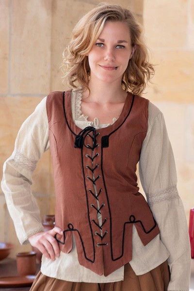Mittelalter Bluse Constanze