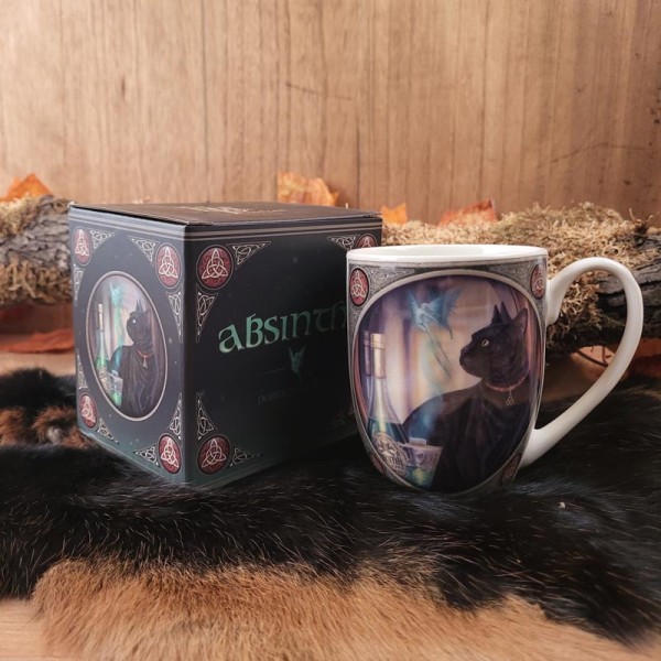 Lisa Parker Porzellantasse Katze Absinthe