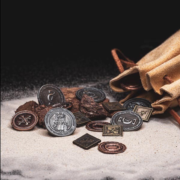 LARP Münzen Set Drachenmagier