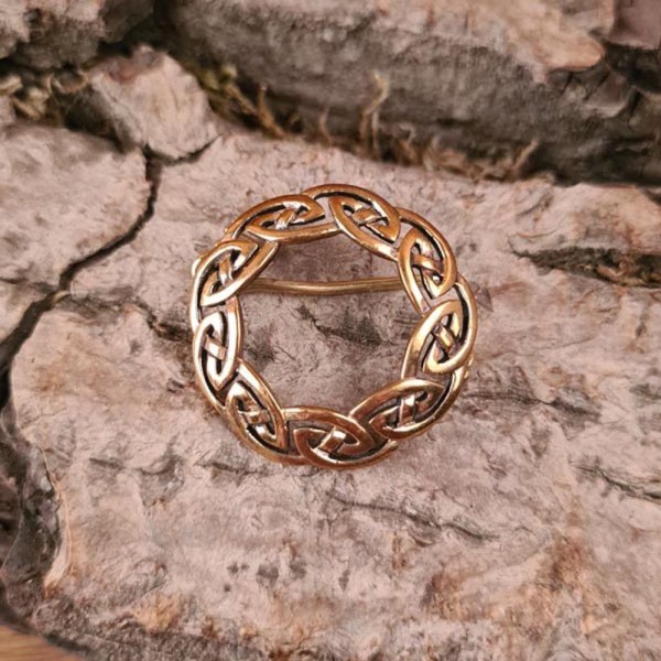 Brosche Keltischer Kreis aus Bronze